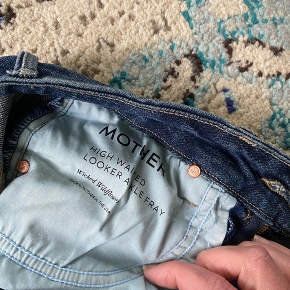 Mother High waisted looker ankle fray - Picture 8 of 10